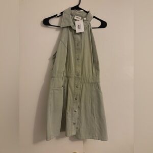Peach Love California Olive Denim Dress